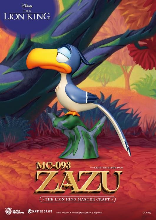 Disney The Lion King Master Craft MC-093 Zazu Limited Edition Statue