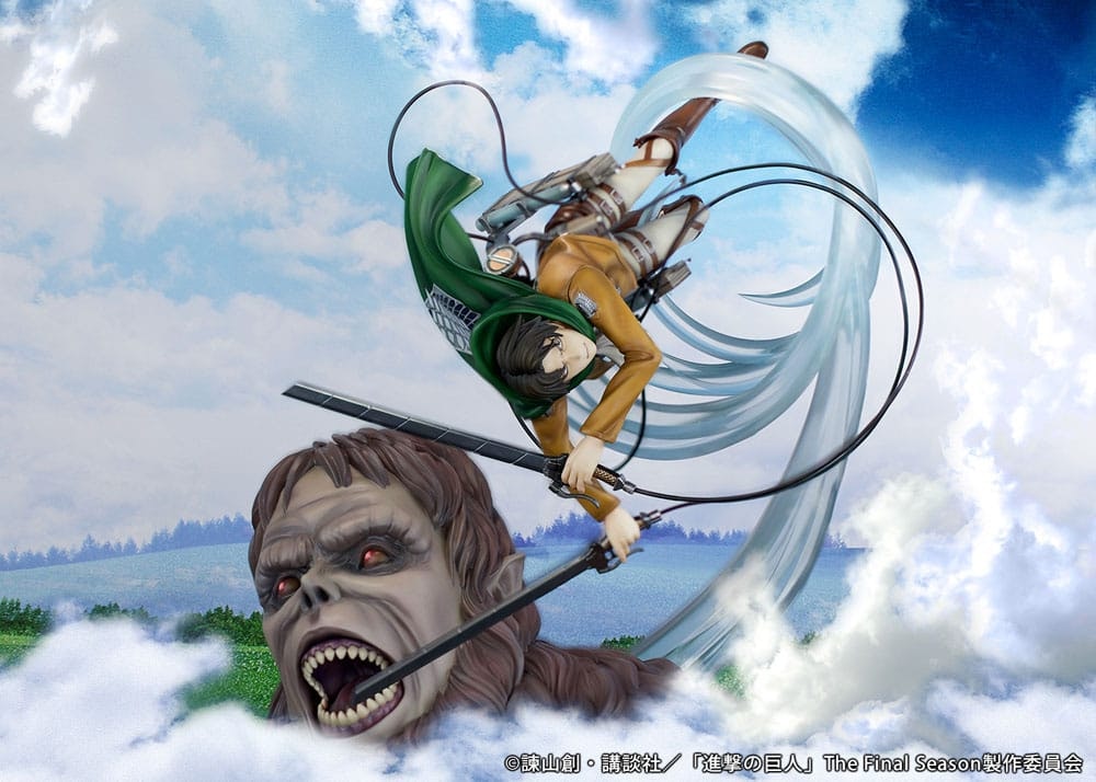 Attack on Titan Levi vs Beast Titan Ver.