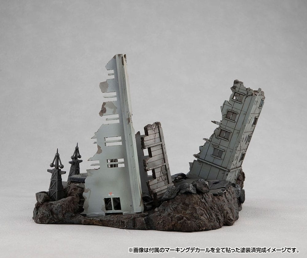 Mobile Suit Gundam Realistic Model Series Diorama G Structure GS02M The Abandoned Buildings in New Yark City Material Color Edition