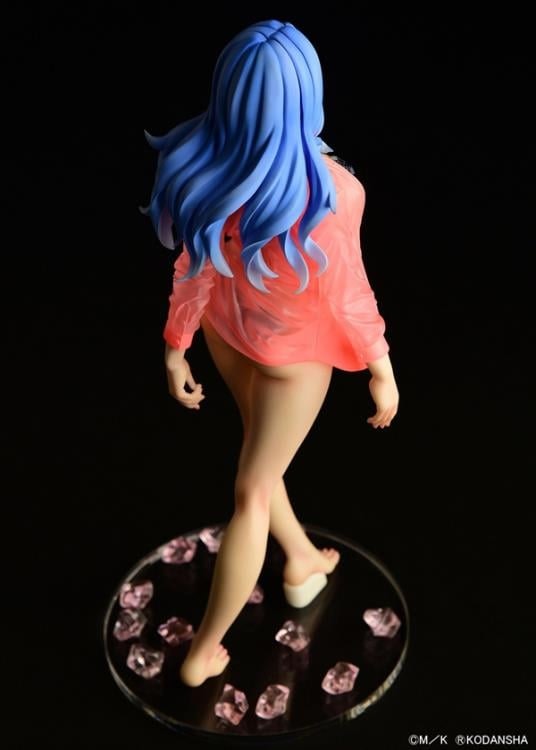 Fairy Tail Juvia Lockser (Black Bikini See-through Wet Shirt Gravure Style Ver.)