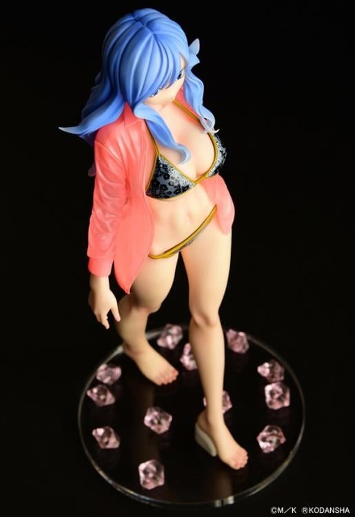 Fairy Tail Juvia Lockser (Black Bikini See-through Wet Shirt Gravure Style Ver.)