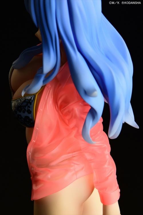 Fairy Tail Juvia Lockser (Black Bikini See-through Wet Shirt Gravure Style Ver.)