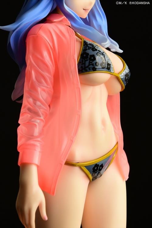 Fairy Tail Juvia Lockser (Black Bikini See-through Wet Shirt Gravure Style Ver.)