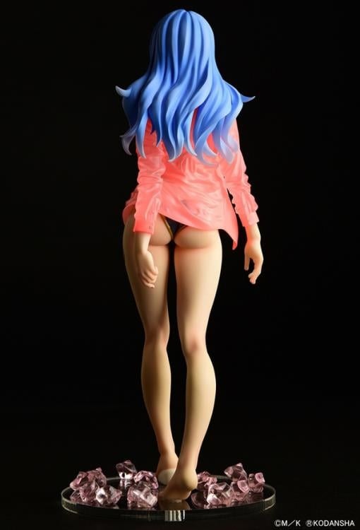 Fairy Tail Juvia Lockser (Black Bikini See-through Wet Shirt Gravure Style Ver.)