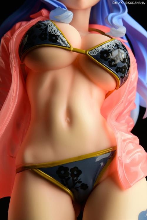 Fairy Tail Juvia Lockser (Black Bikini See-through Wet Shirt Gravure Style Ver.)