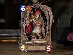 Hearthstone Sylvanas Windrunner (10th Anniversary) Limited Edition 3D Art Frame