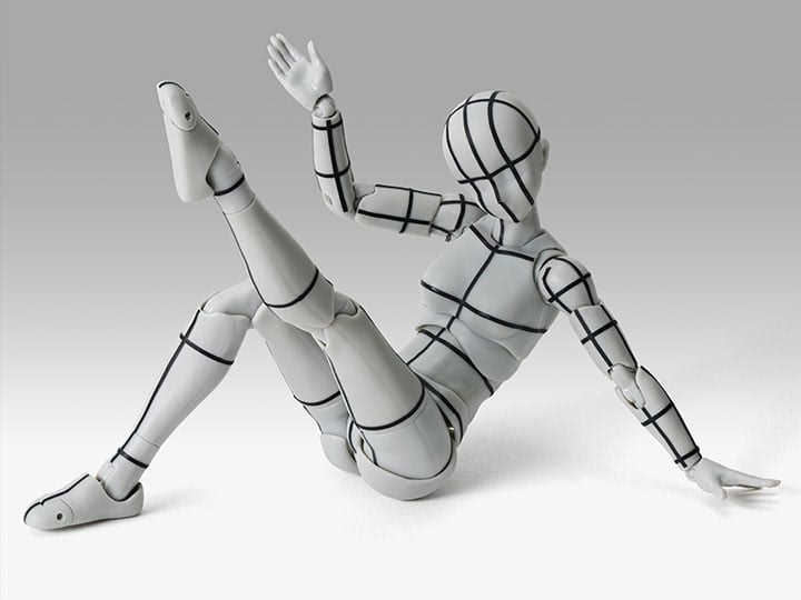 S.H.Figuarts Body-chan Sports Edition (Wireframe Gray Color Ver.)