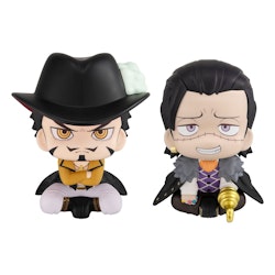 One Piece Look Up Series Mihawk & Crocodile (with gift)