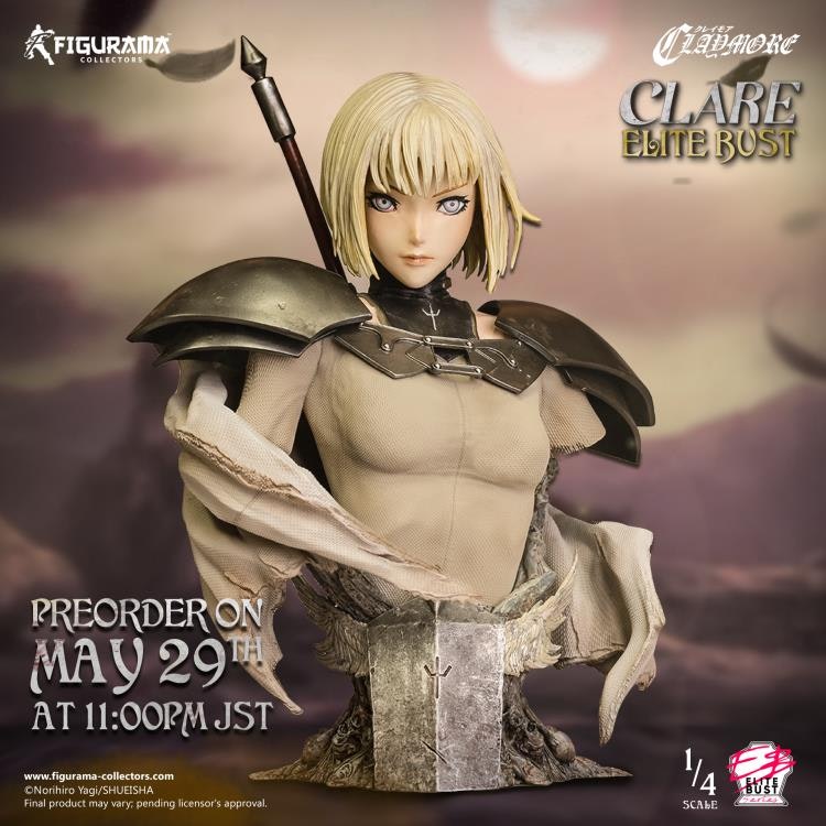 Claymore Elite Clare 1/4 Scale Limited Edition Bust