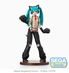 Hatsune Miku Project DIVA Arcade Future Tone Hatsune Miku (Kitty Cat) Super Premium Figure