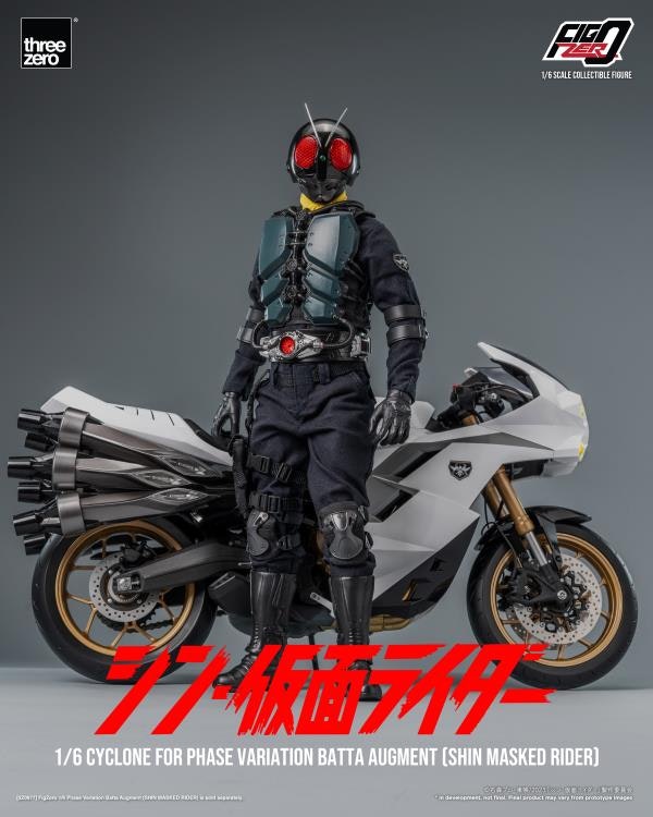 Shin Kamen Rider FigZero Cyclone for Phase Variation Batta Augments