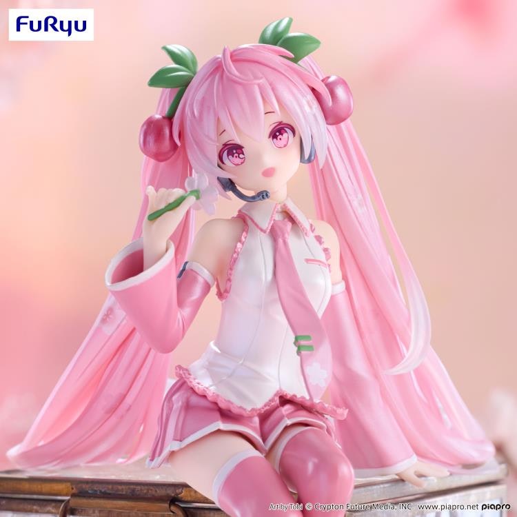 Vocaloid Sakura Miku (2024 Pearl Color Ver.) Noodle Stopper Figure