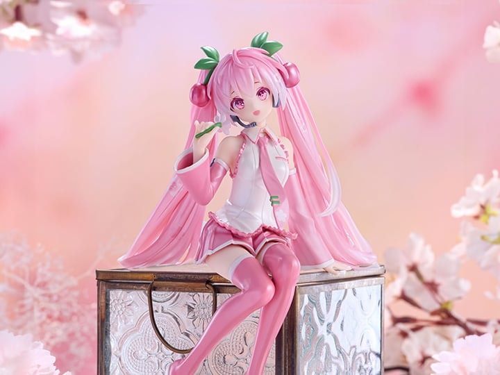 Vocaloid Sakura Miku (2024 Pearl Color Ver.) Noodle Stopper Figure