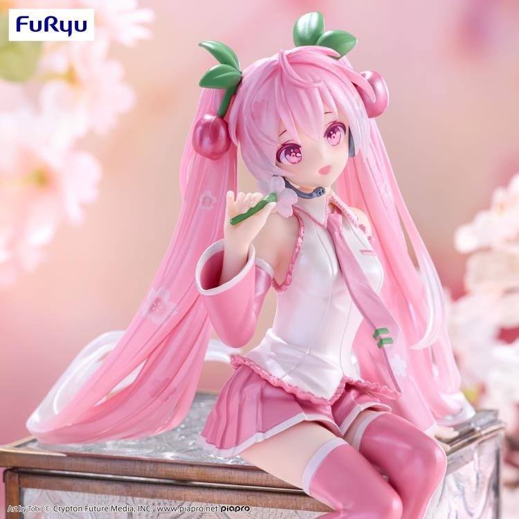Vocaloid Sakura Miku (2024 Pearl Color Ver.) Noodle Stopper Figure