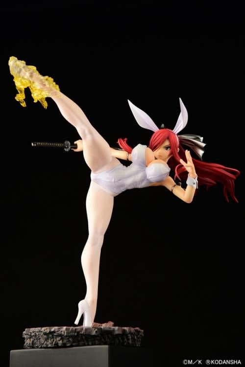 Fairy Tail Erza Scarlet (High Kick Ver.) White Bunny