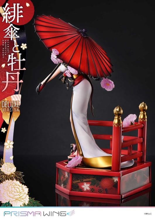 Fuzichoco Illustration Prisma Wing Scarlet Umbrella and Peony (Deluxe Ver.) 1/7 Scale Figure