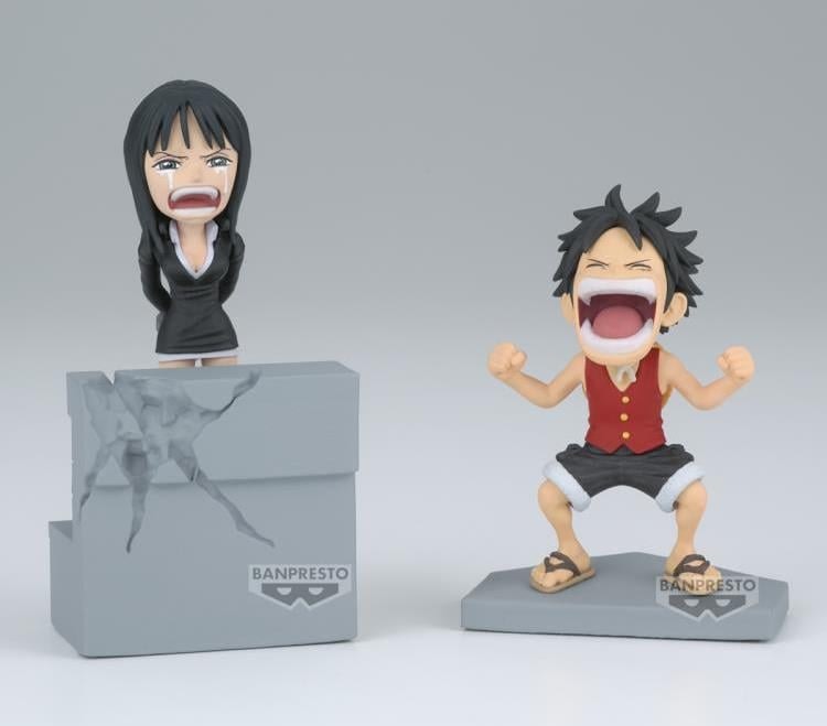 One Piece World Collectable Figure Log Stories Monkey D. Luffy & Nico Robin