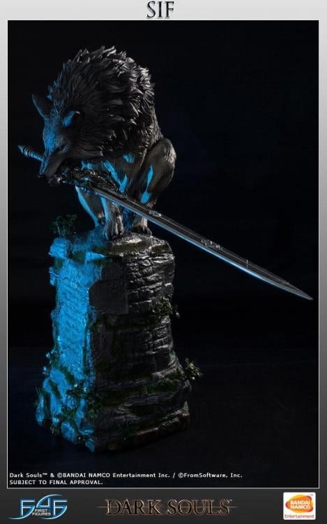 Dark Souls The Great Grey Wolf Sif Statue