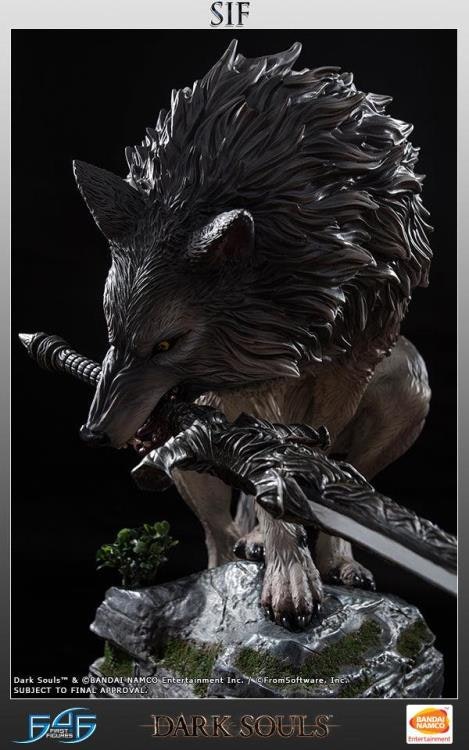 Dark Souls The Great Grey Wolf Sif Statue