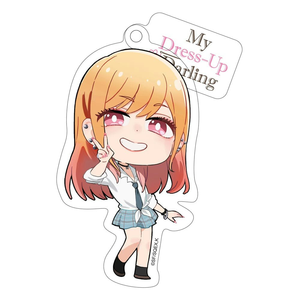 My Dress-Up Darling Acrylic Keychain Marin Chibi Style