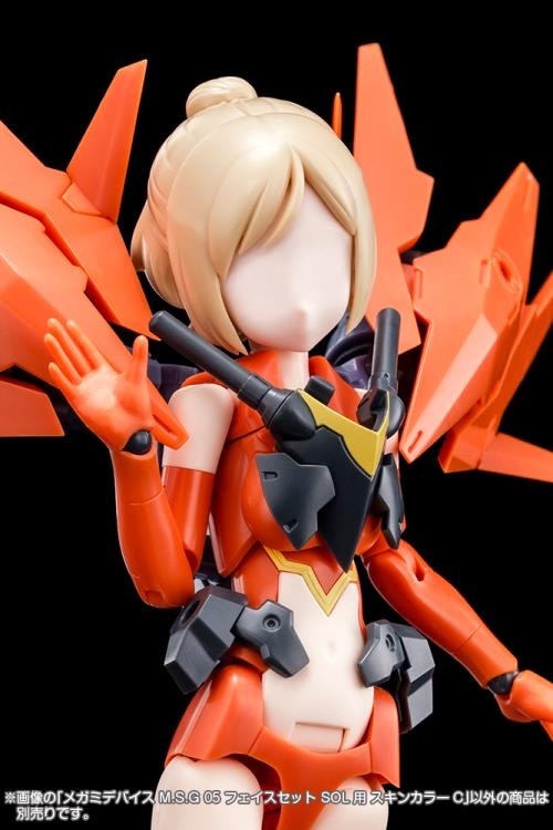 Megami Device M.S.G. 05 SOL Skin Color C Face Set