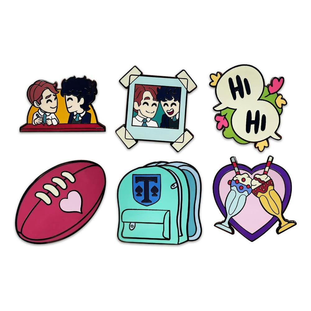 Heartstopper Enamel Pins Set