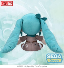 Vocaloid Fuwa Petit Plush Figure Hatsune Miku (Going Out Series Zoo Ver. M)