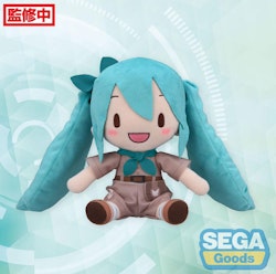 Vocaloid Fuwa Petit Plush Figure Hatsune Miku (Going Out Series Zoo Ver. M)