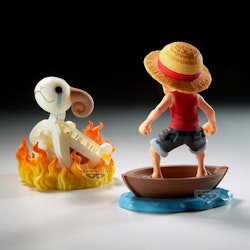 One Piece World Collectable Figure Log Stories Monkey D. Luffy & Going Merry
