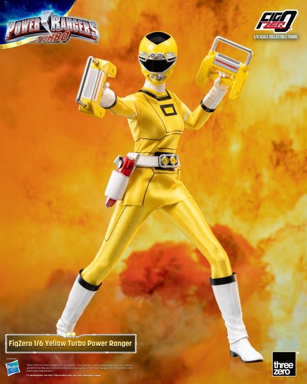 Power Rangers Turbo FigZero Yellow Turbo Ranger 1/6 Scale Figure