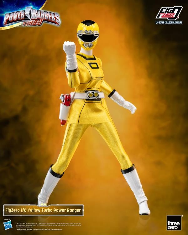 Power Rangers Turbo FigZero Yellow Turbo Ranger 1/6 Scale Figure