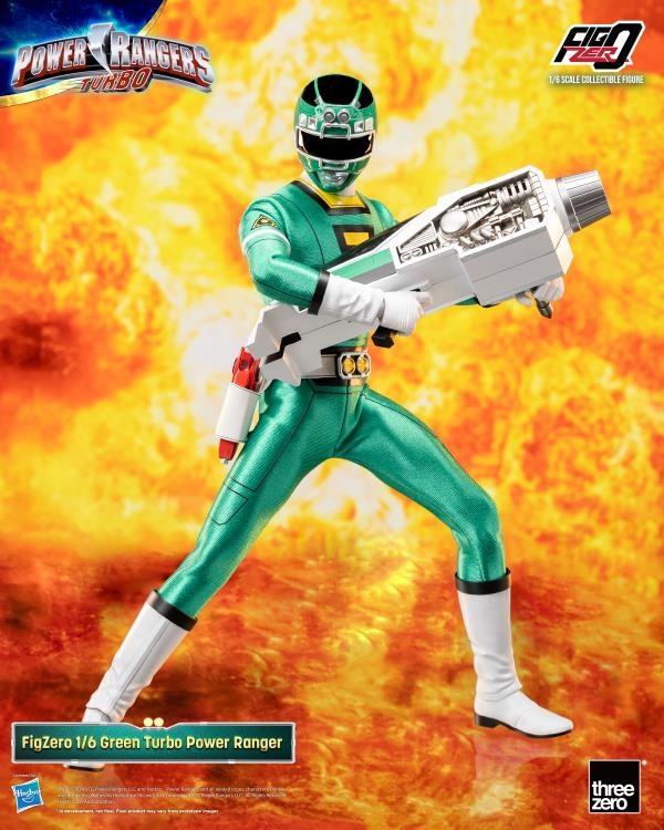 Power Rangers Turbo FigZero Green Turbo Ranger 1/6 Scale Figure