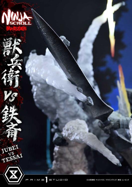 Ninja Scroll Ultimate Premium Masterline Jubei vs. Tessai 1/4 Scale Statue