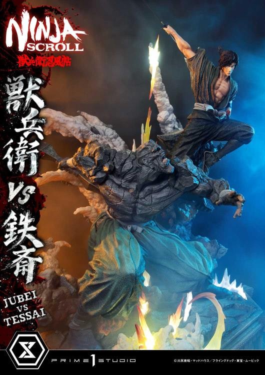 Ninja Scroll Ultimate Premium Masterline Jubei vs. Tessai (Deluxe Ver.) 1/4 Scale Limited Edition Statue (With Bonus)