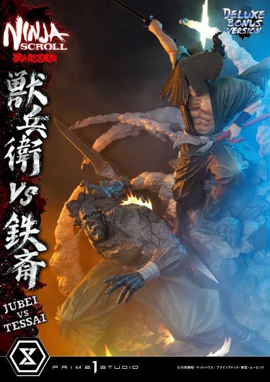 Ninja Scroll Ultimate Premium Masterline Jubei vs. Tessai (Deluxe Ver.) 1/4 Scale Limited Edition Statue (With Bonus)