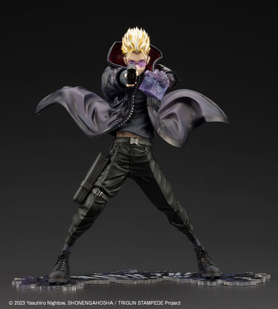 Trigun Stampede ArtFX J Vash the Stampede (The Gunman in Black Ver.)