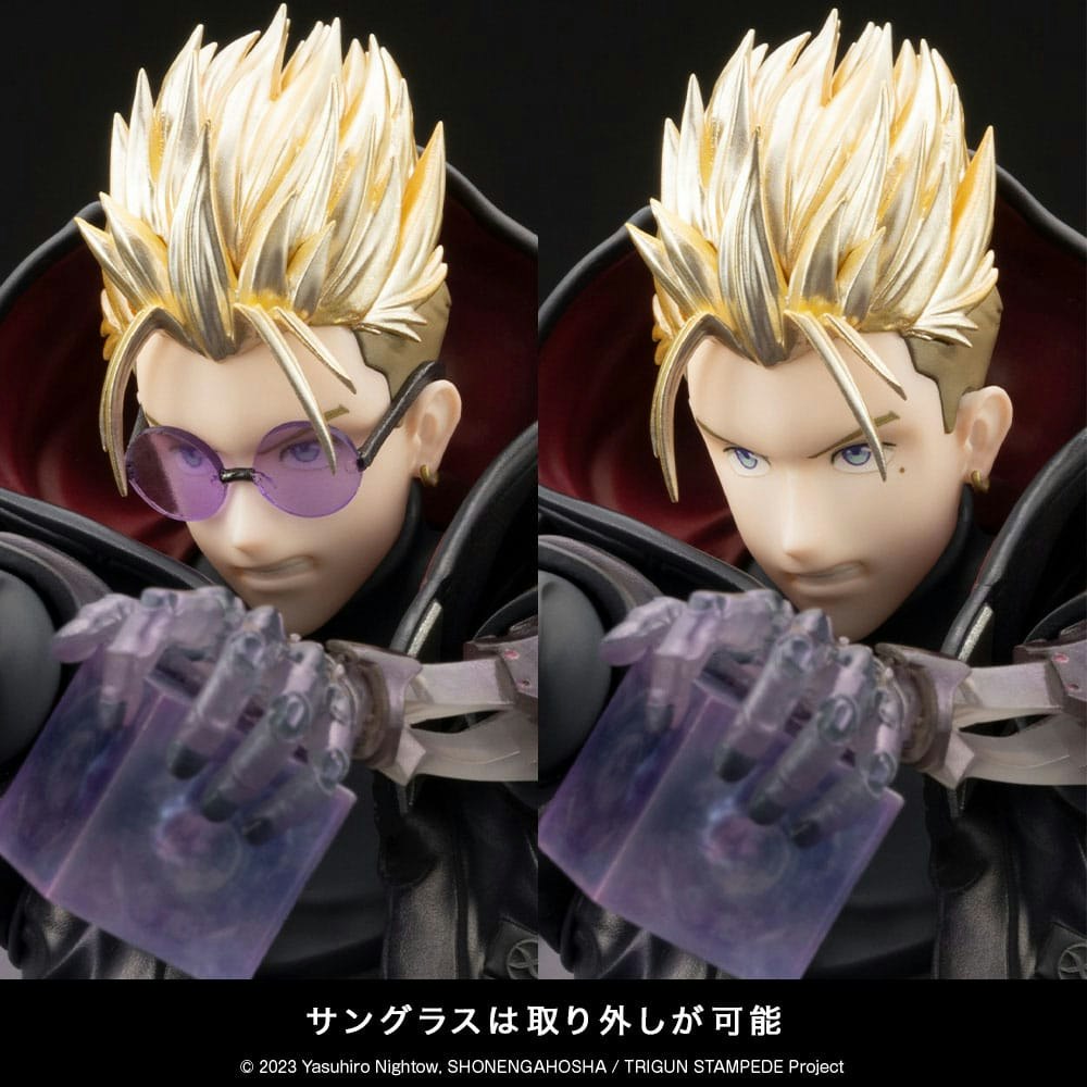 Trigun Stampede ArtFX J Vash the Stampede (The Gunman in Black Ver.)