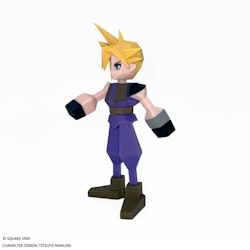 Final Fantasy VII Cloud Strife Polygon Soft Vinyl Figure