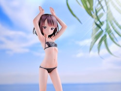 Sword Art Online Alternative: Gun Gale Online KD Colle LLENN (Light Novel Swimsuit Ver.) 1/7 Scale Figure