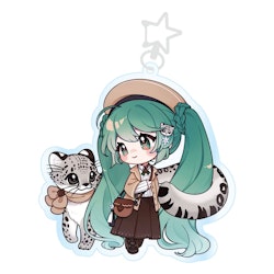 Vocaloid Hatsune Miku Acrylic Keychain (Kawaii Winter Time)