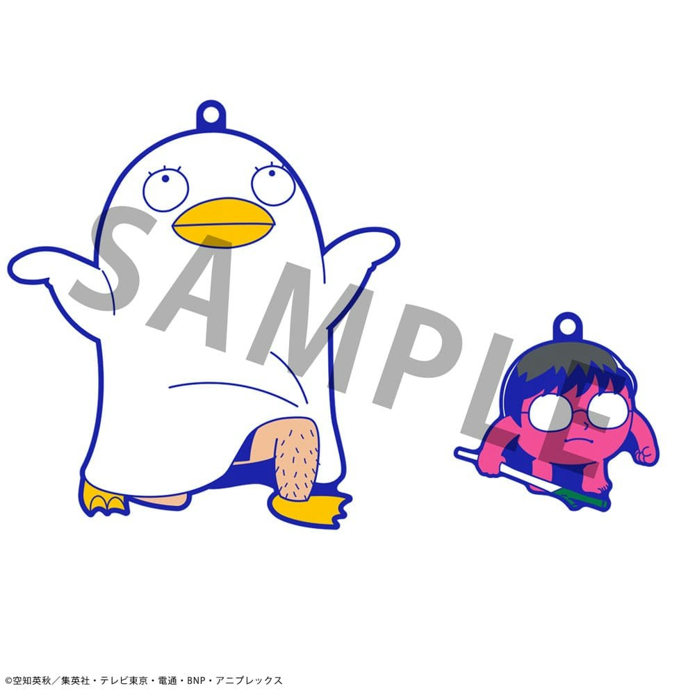 Gintama x Okawabukubu Rubber Mascot Buddycolle Rubber Charms Gintama Oshant Set