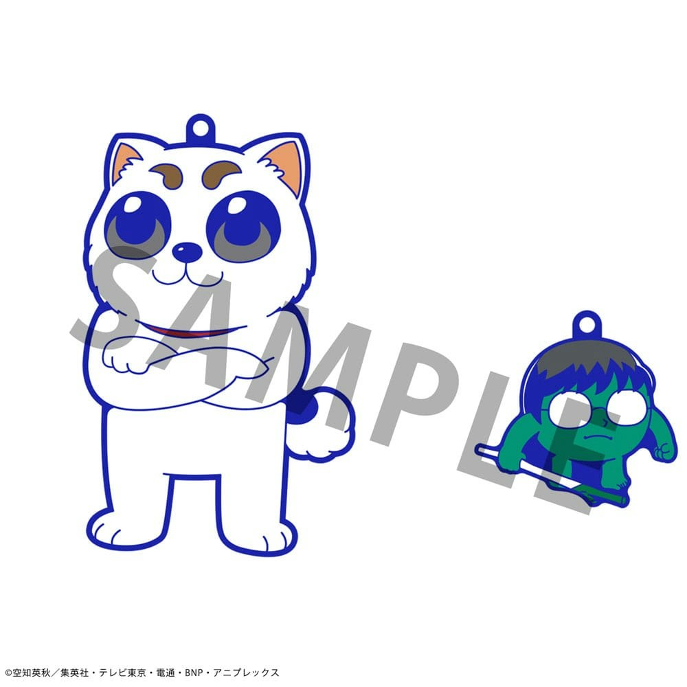 Gintama x Okawabukubu Rubber Mascot Buddycolle Rubber Charms Gintama Oshant Set