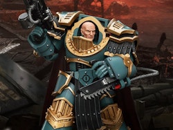 Warhammer: The Horus Heresy Sons of Horus Legion Praetor in Cataphractii Terminator Armour 1/18 Scale Action Figure