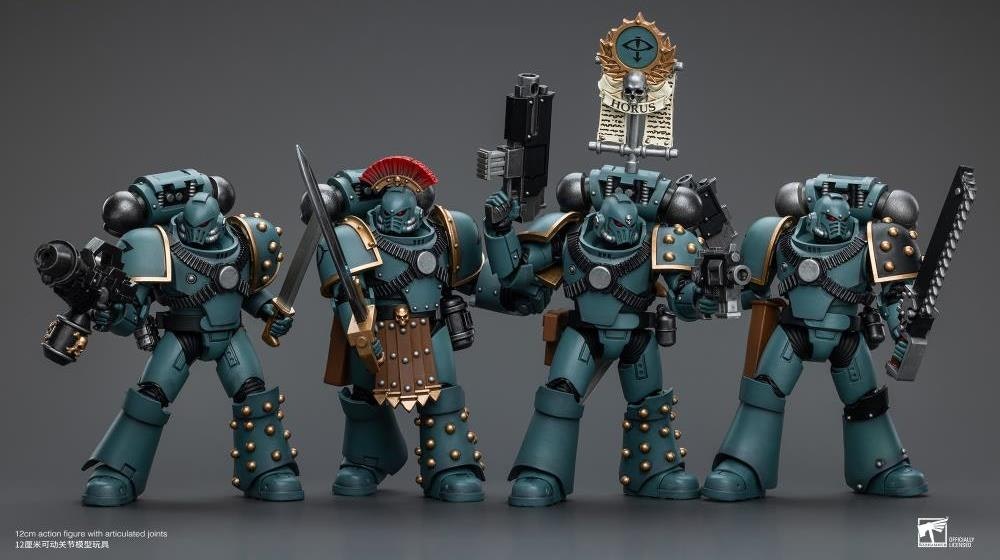 Warhammer: The Horus Heresy Sons of Horus MKIV Tactical Squad Legionary with Legion Vexilla 1/18 Scale Action Figure