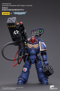 Warhammer 40K Ultramarines Desolation Sergeant with Vengor Launcher 1/18 Scale Action Figure