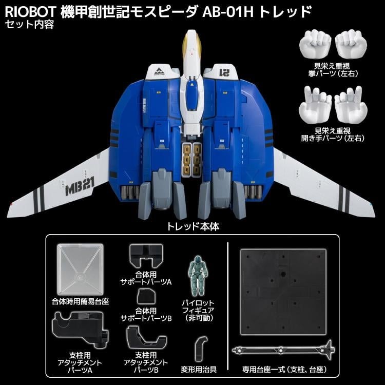 Genesis Climber Mospeada RIOBOT AB-01H Tread 1/48 Scale Action Figure