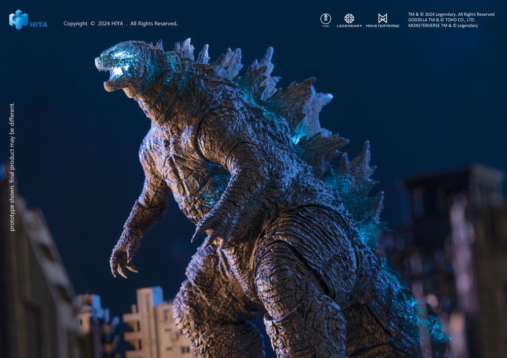 Godzilla vs. Kong Exquisite Basic+ Heat Ray Godzilla PX Previews Exclusive Action Figure