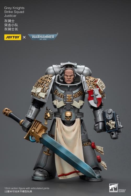 Warhammer 40K Grey Knights Strike Squad Justicar 1/18 Scale Action Figure