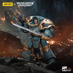 Warhammer: The Horus Heresy Sons of Horus Tartaros Terminator Squad Sergeant with Volkite Charger and Power Sword 1/18 Scale Action Figure
