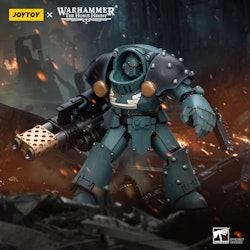 Warhammer: The Horus Heresy Sons of Horus Tartaros Terminator Squad Terminator with Heavy Flamer and Chainfist 1/18 Scale Action Figure